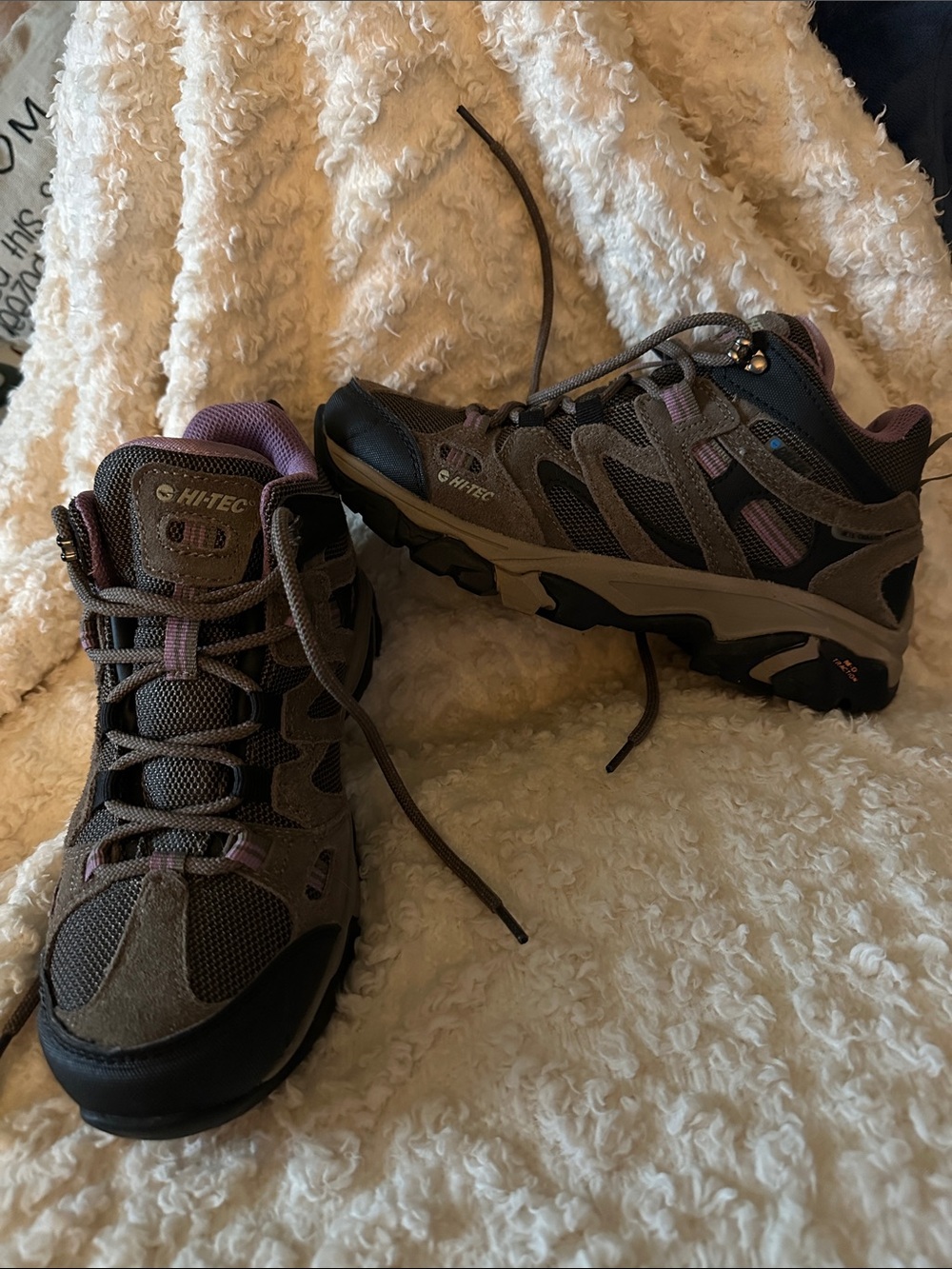 Hi-Tec Brown and Purple Women’s Trail Sneakers